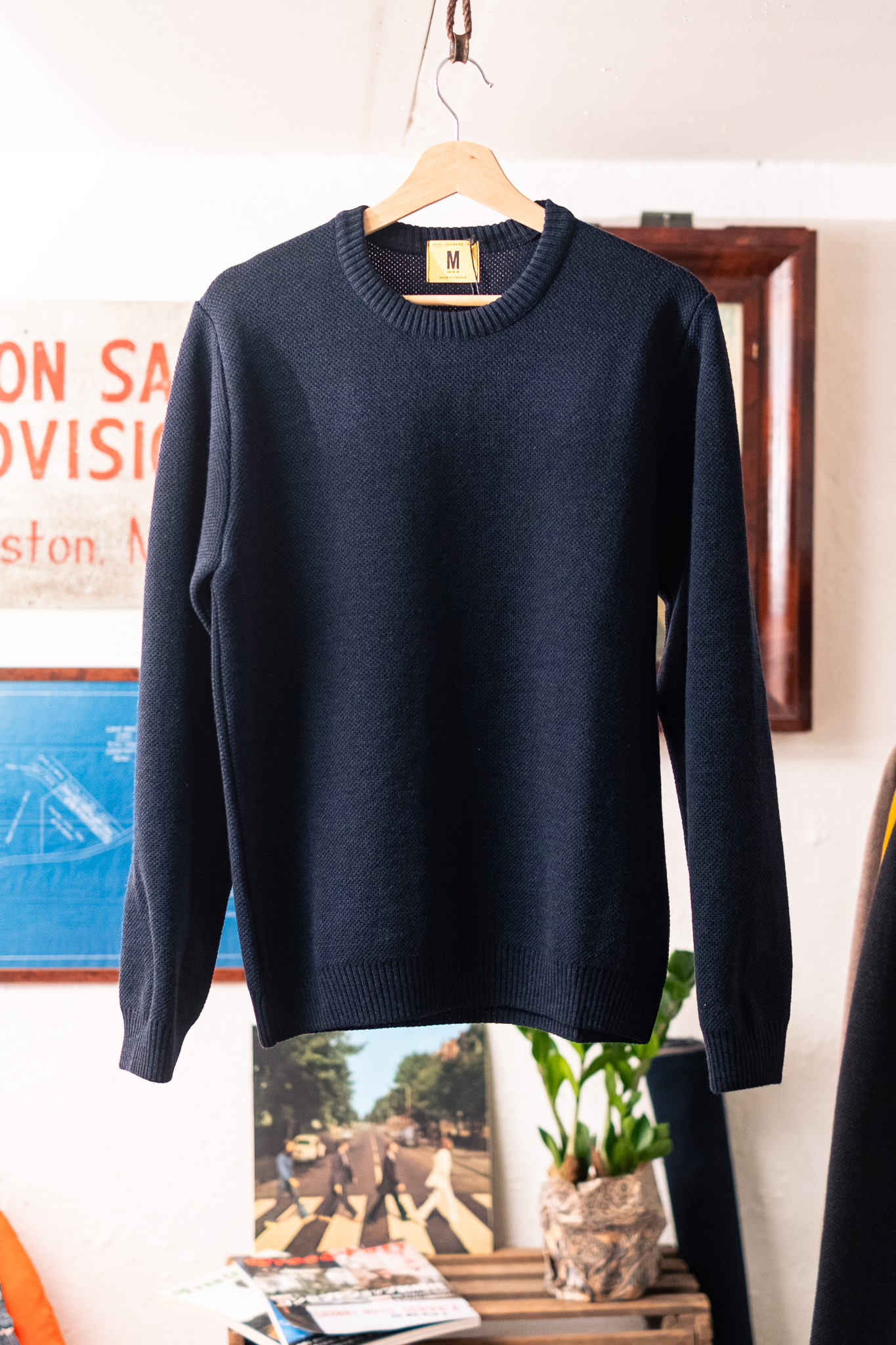 Nitto Knitwear - Youri Crewneck Sweater Wool Marine
