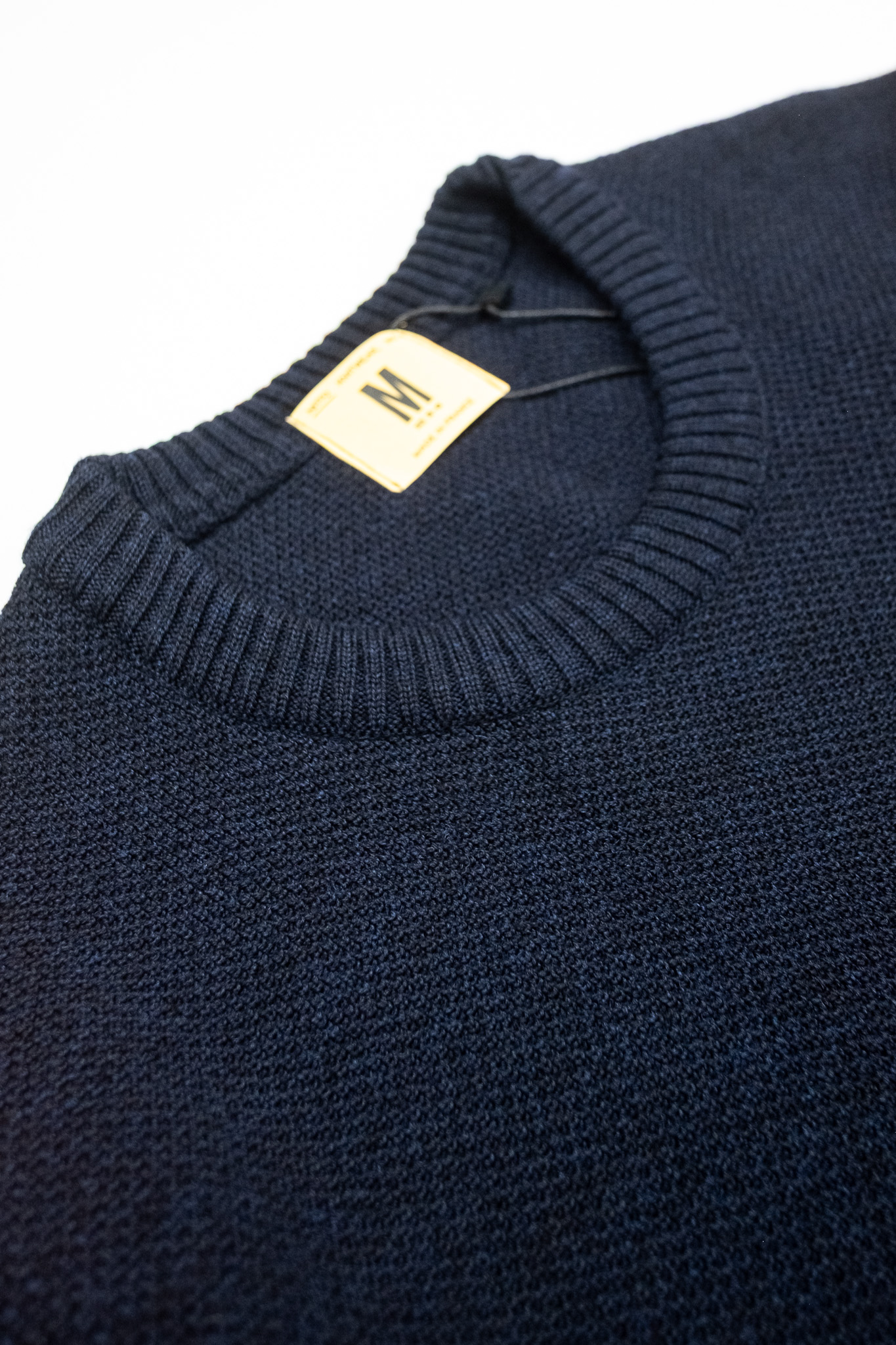 Nitto Knitwear - Youri Crewneck Sweater Wool Marine - 4
