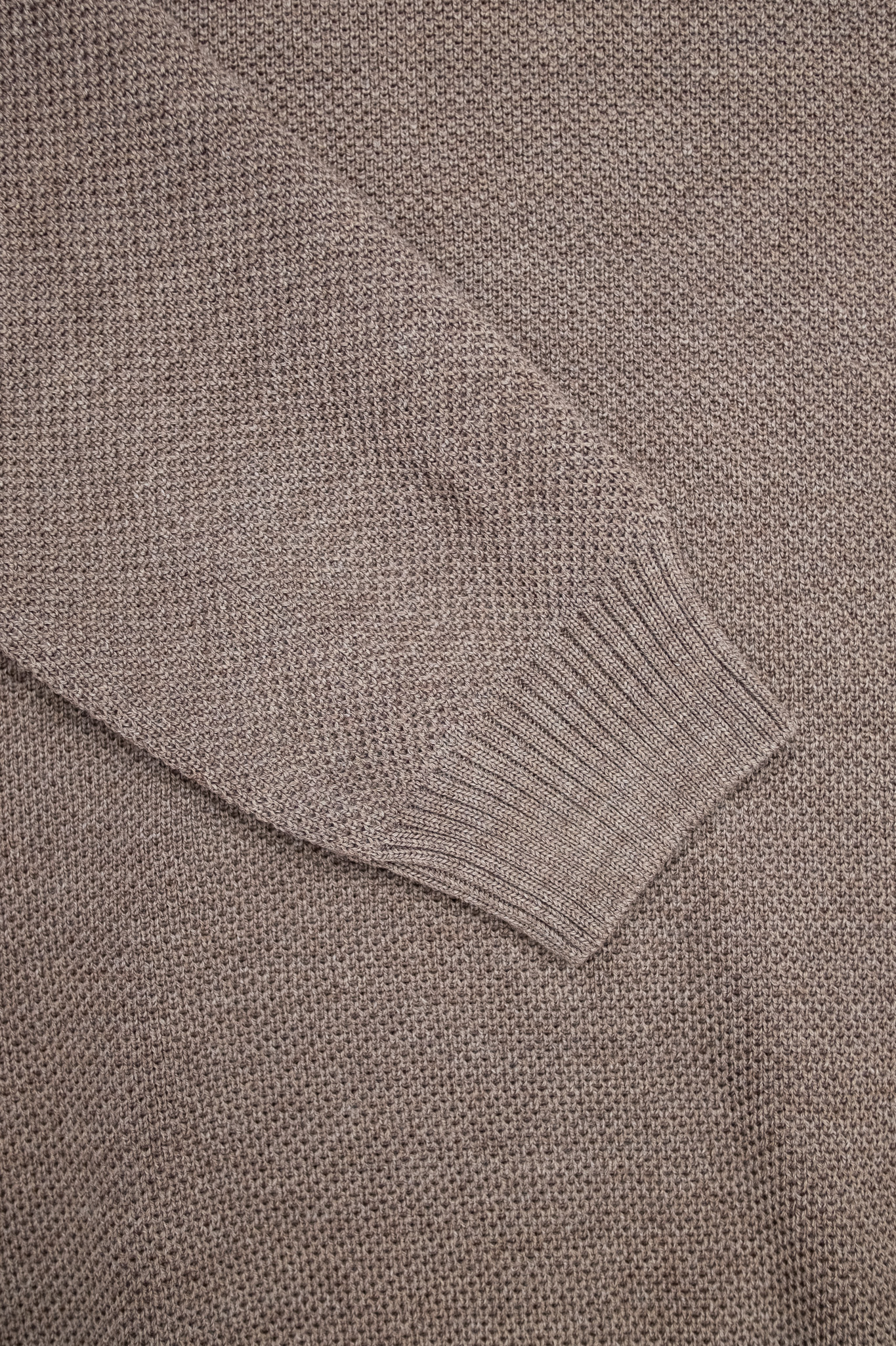 Nitto Knitwear - Youri Crewneck Sweater Wool Taupe - 6