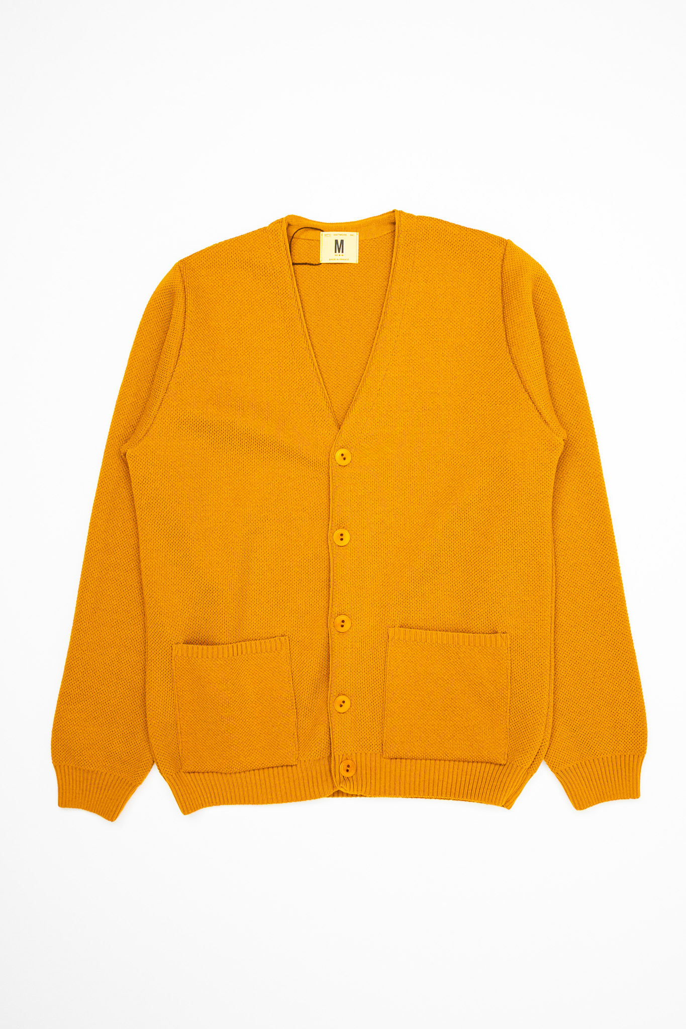 Nitto Knitwear - Youri Cardigan Wool Ocre - 2