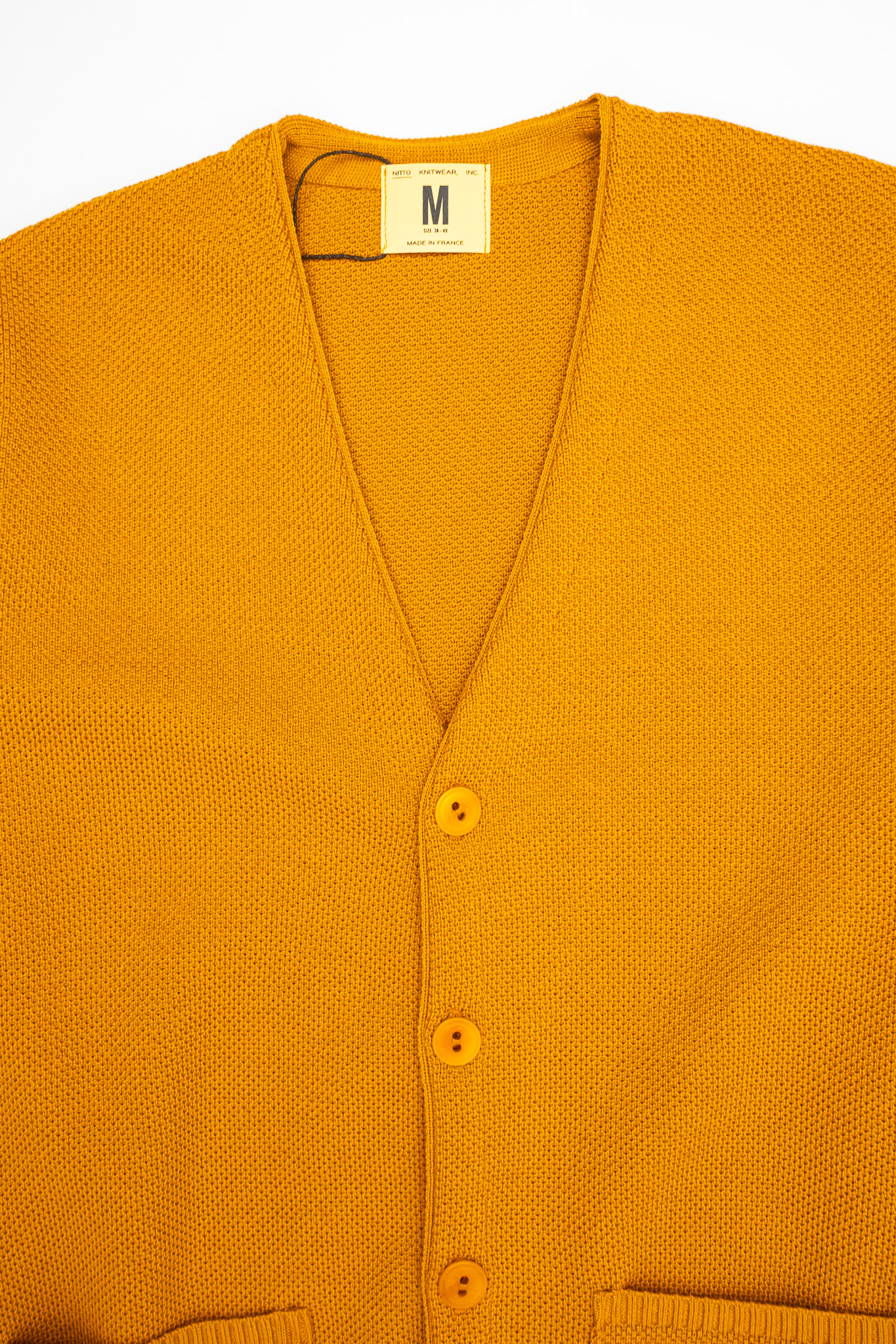 Nitto Knitwear - Youri Cardigan Wool Ocre - 3