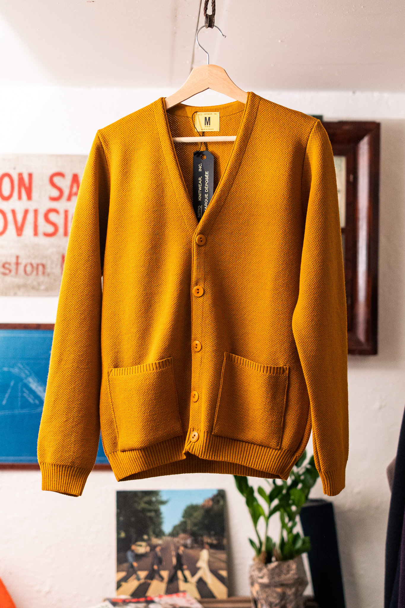 Nitto Knitwear - Youri Cardigan Wool Ocre