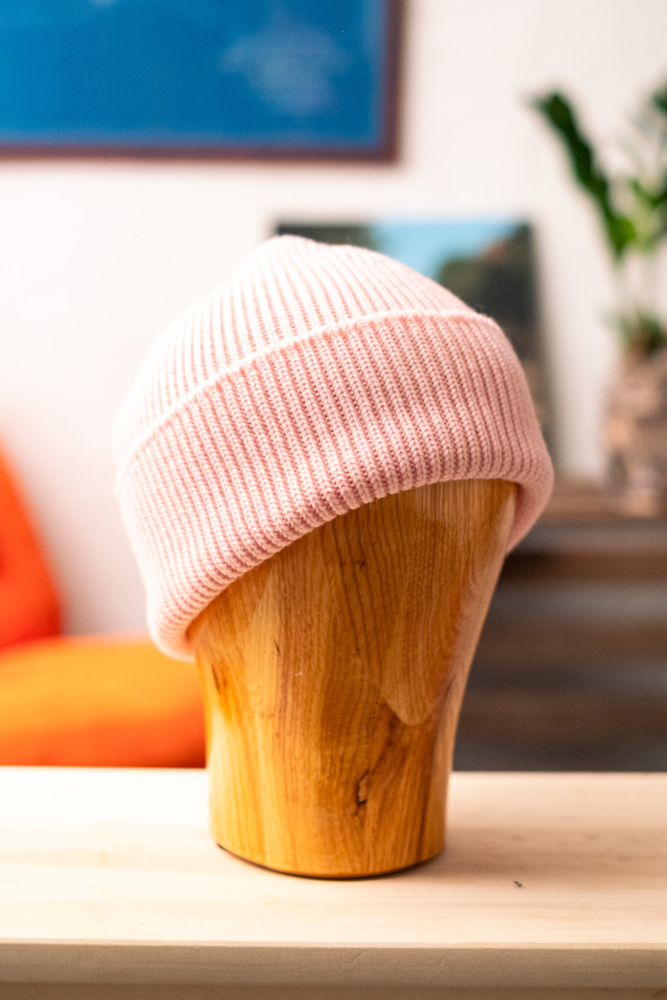 Nitto Knitwear - Ara Hat Wool Rose Pâle