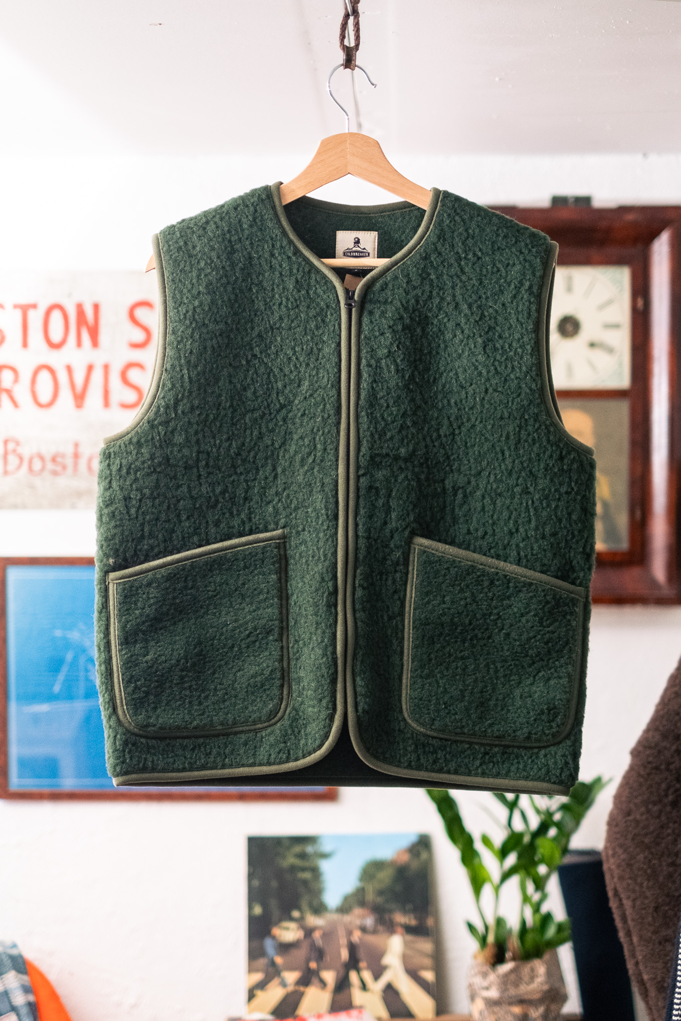 Coldbreakers - Pepitko Wool Vest Dark Green