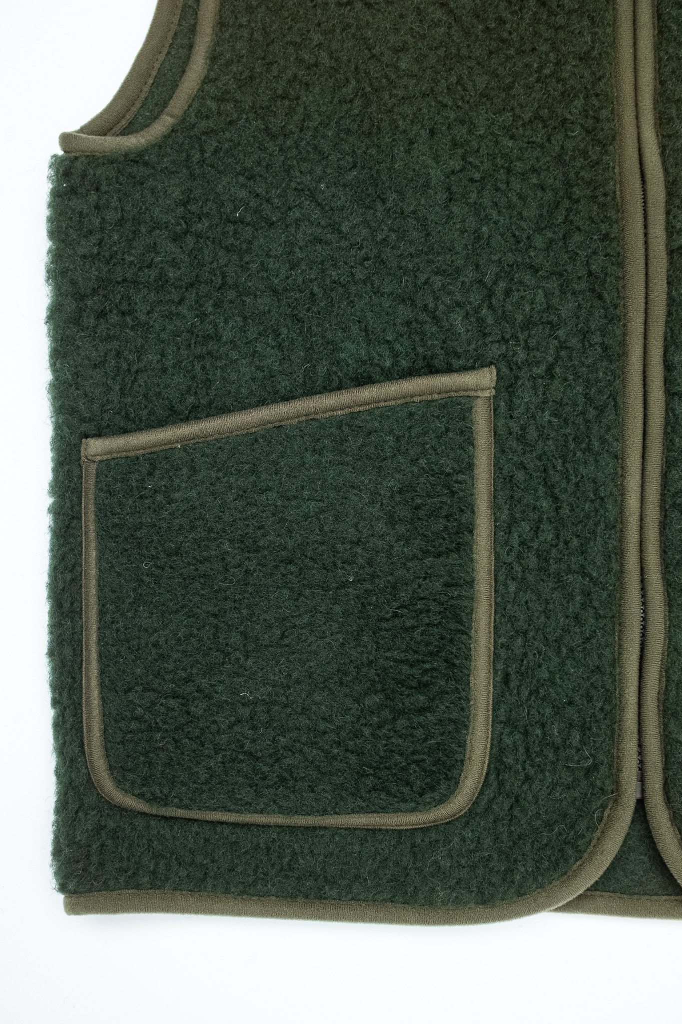 Coldbreakers - Pepitko Wool Vest Dark Green - 4