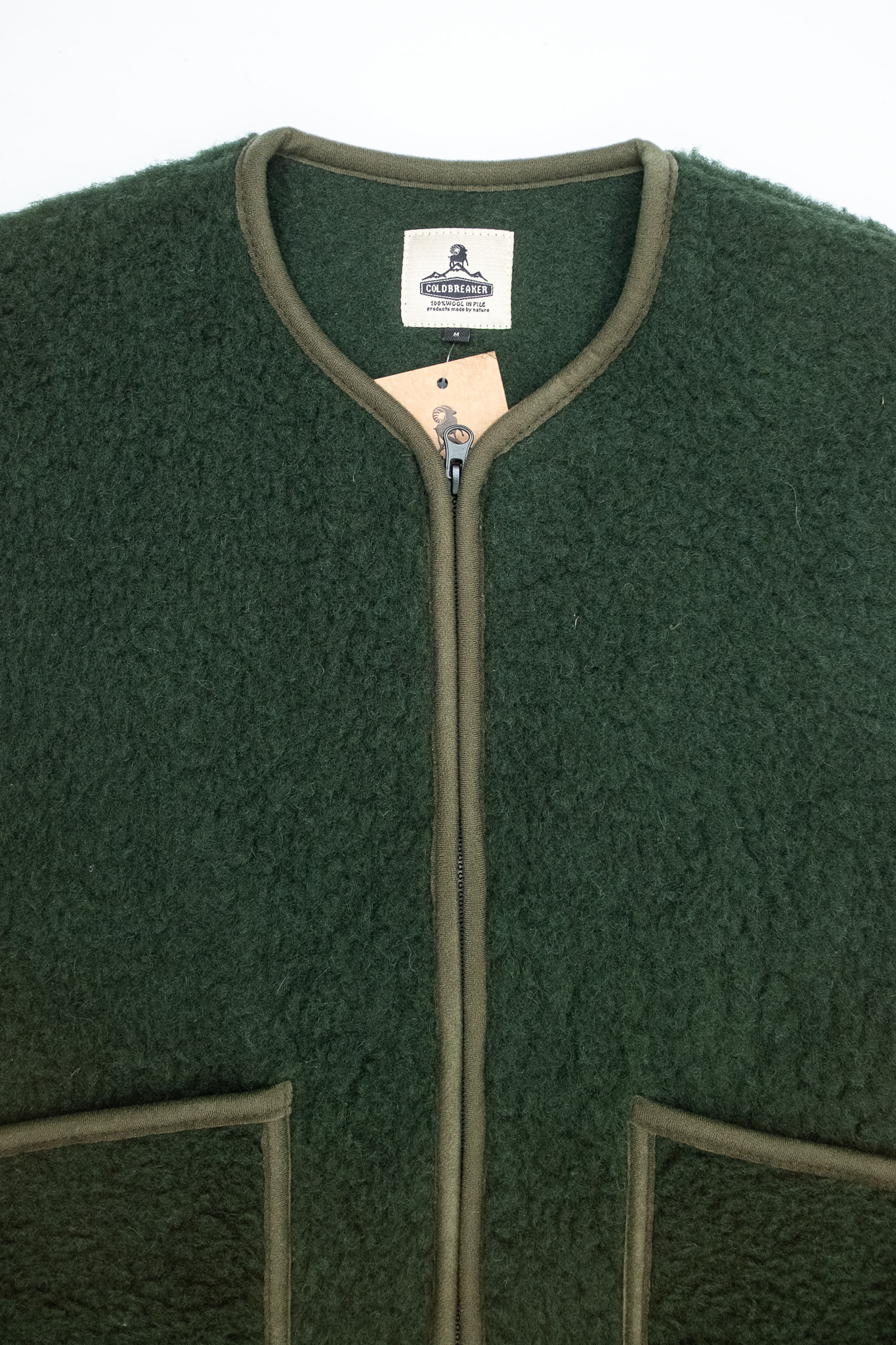 Coldbreakers - Pepitko Wool Vest Dark Green - 3