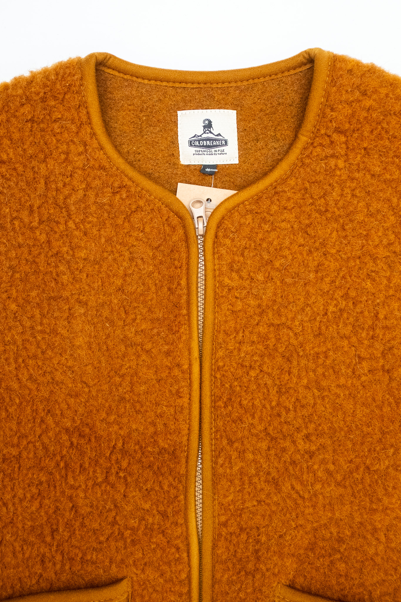 Coldbreakers - Pepitko Wool Vest Carmel - 3