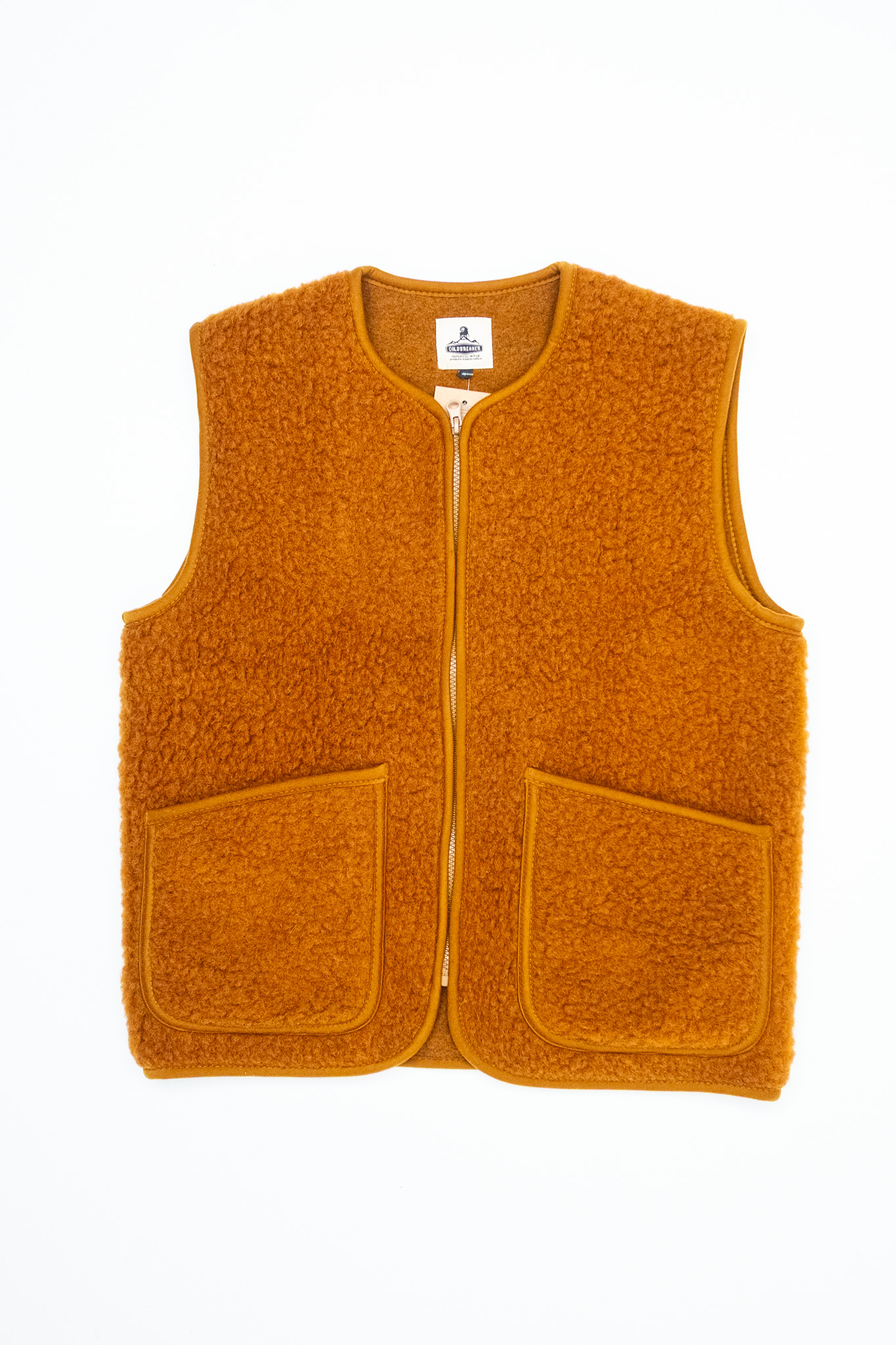 Coldbreakers - Pepitko Wool Vest Carmel - 2