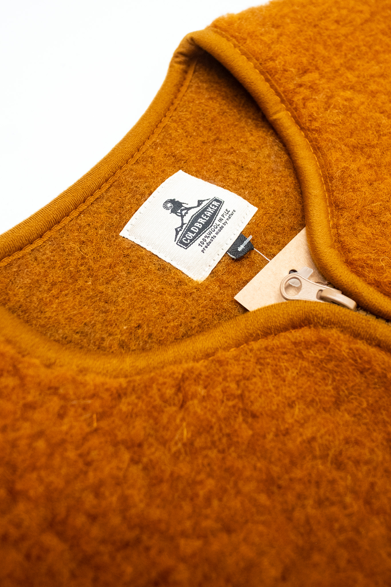 Coldbreakers - Pepitko Wool Vest Carmel - 4