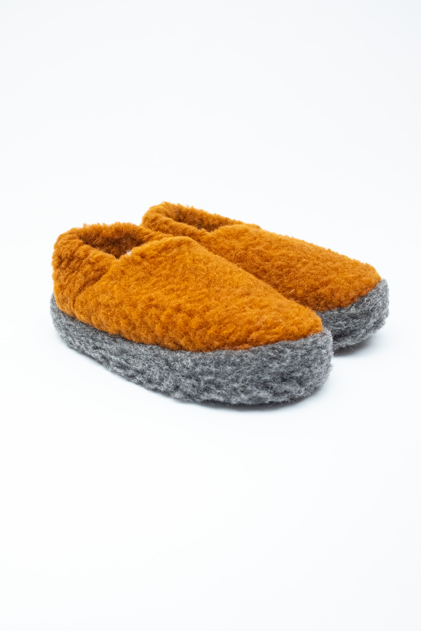 Coldbreakers - Siberian Wool Slippers Carmel - 2