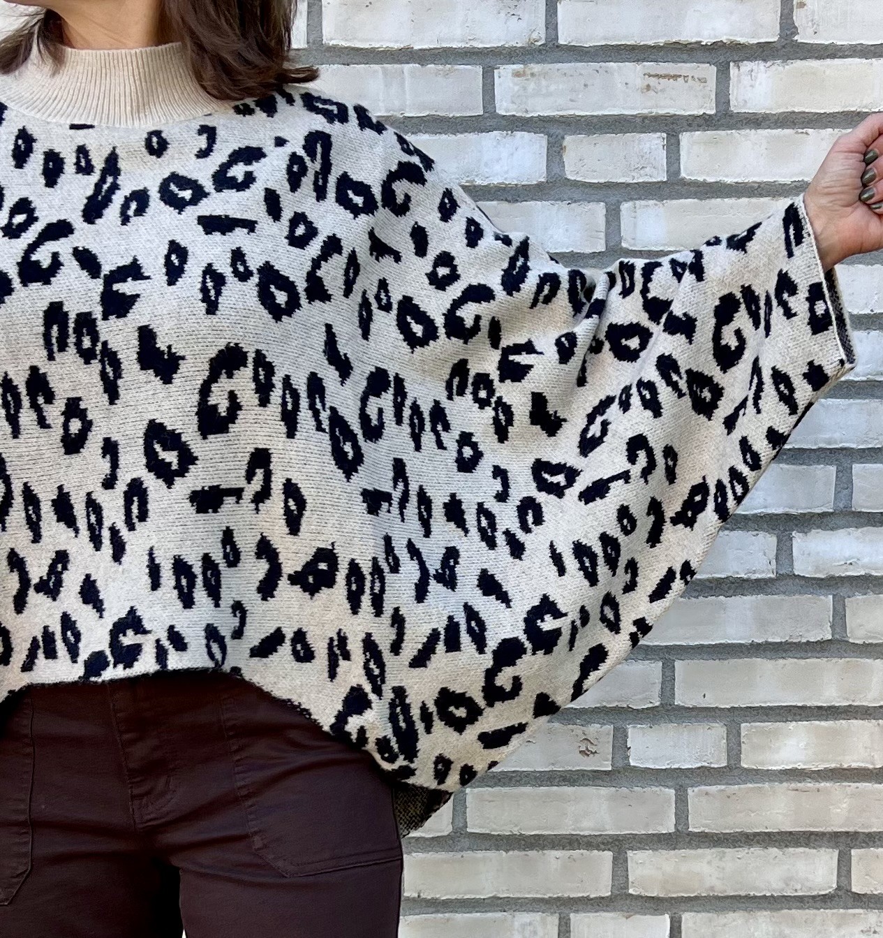 Cosy House Tröja Leopard - Mumma of Sweden