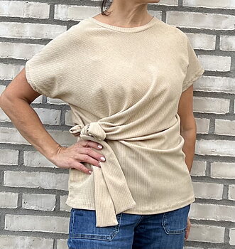 Cosy House Freya Topp Knyt Beige