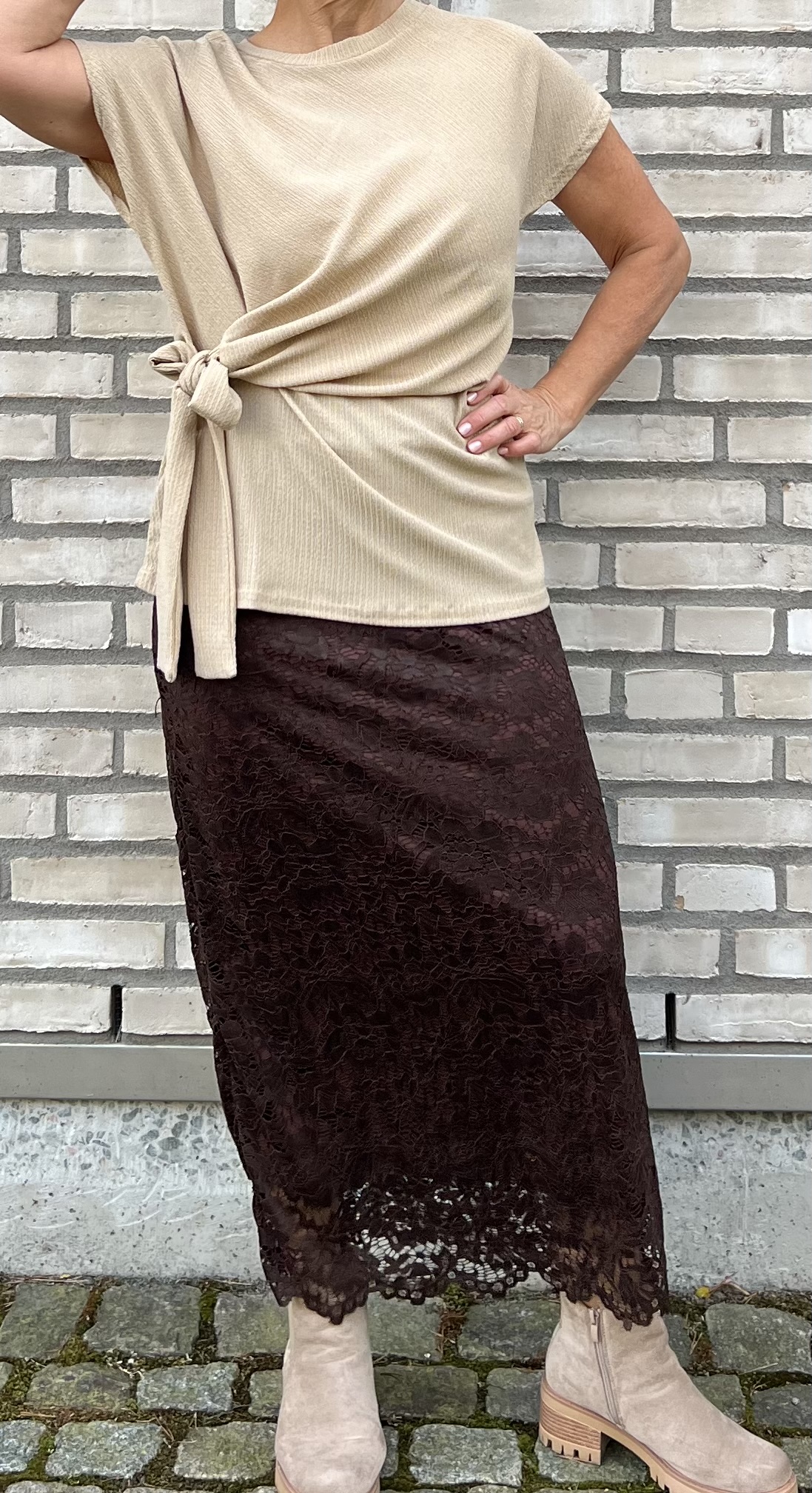 Cosy House Freya Topp Knyt Beige - 3