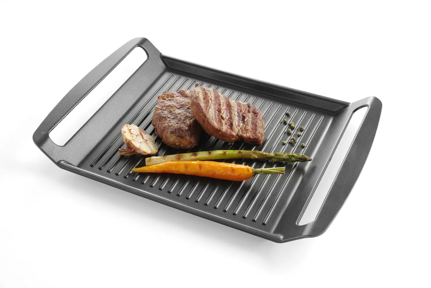 Räfflad panna för induktionshällar - Teflon® non-stick  - 4