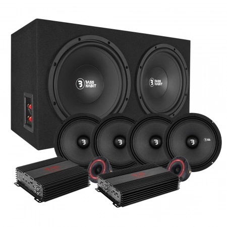 Bass Habit PL212 & SPL165M SPL PAKET