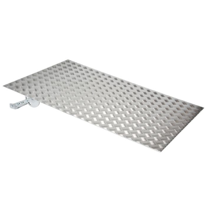 Terrassramp för rullstolar och rullatorer, 80 x 75 cm