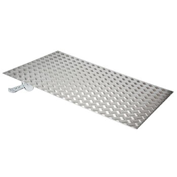 Terrassramp för rullstolar och rullatorer, 80 x 75 cm