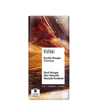 Ekologisk vegansk mörk nougat VIvani 80g