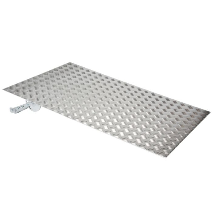 Terrassramp för rullstolar och rullatorer, 80 x 125 cm