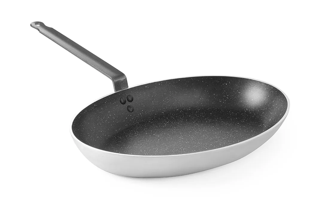Fish pan - oval - Non-stick coating "Marble"
