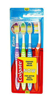 COLGATE TANDBORSTE ExtraClean Medium 4-p