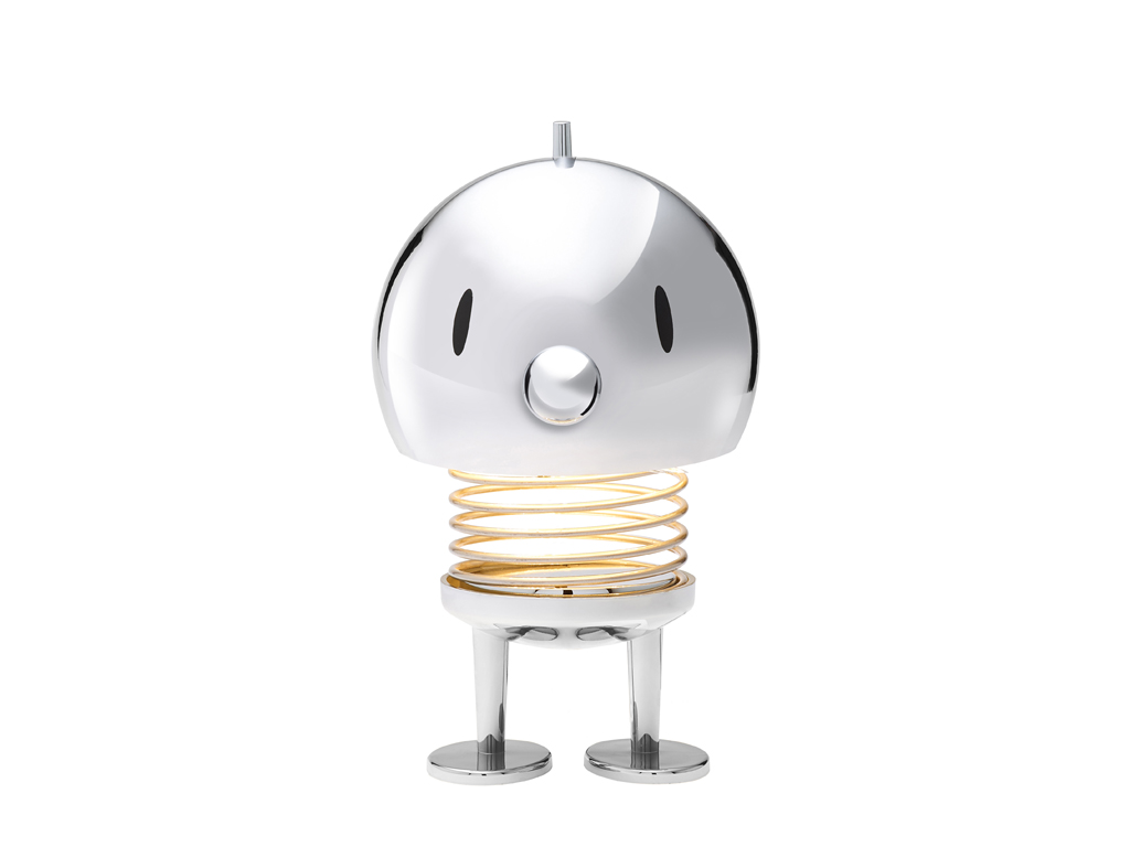 Hoptimist LED lampa Hoptimist 10 x 10 x 15 cm L Chrome