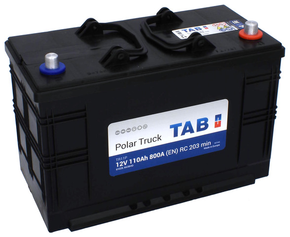 TAB Polar Truck TR11P 12V 110Ah 800A(EN) 345x175x233 - +