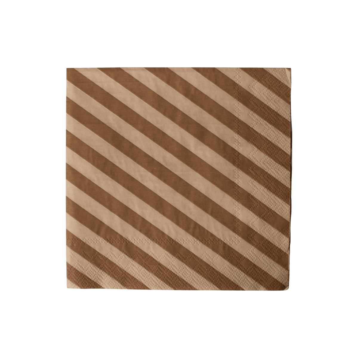 Servett Randig - Nougat/Greige - 4