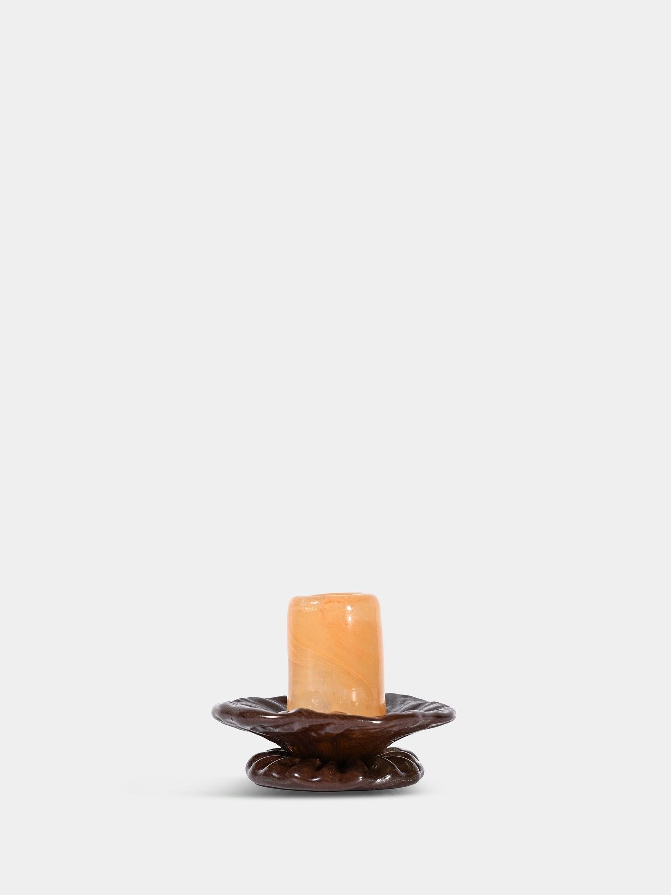 BYON Ljusstake Lara XS Orange/Brun