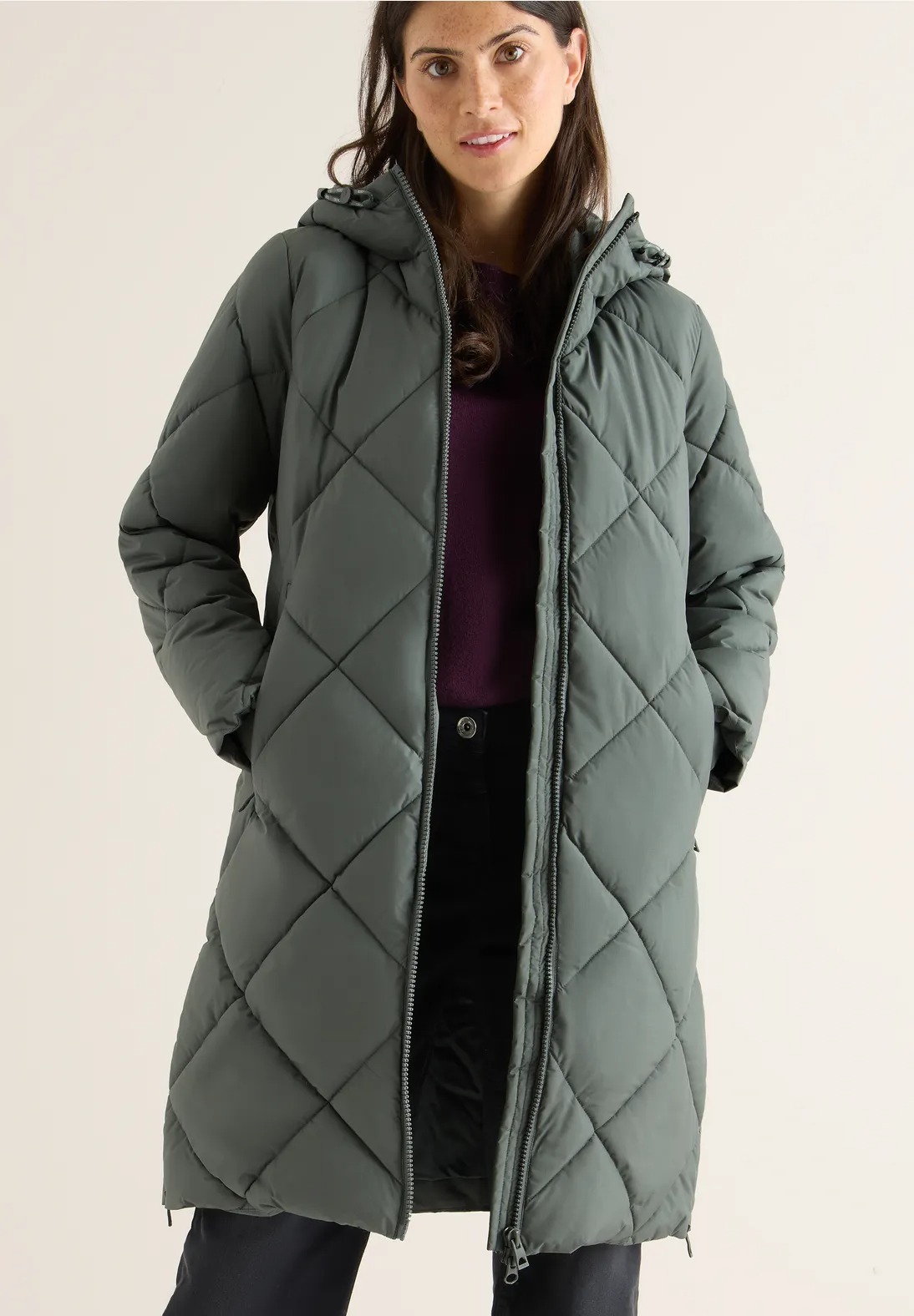 Ripstop Quilted Coat Teflon Coating (C) - Cecil