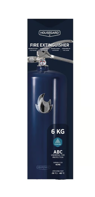 Brandsläckare Housegard Pulver Blå/Silver 6kg - 2