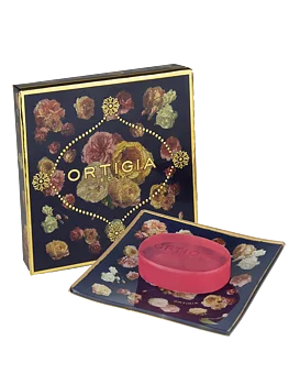 Ortigia Rose Antiche Glassplate and Soap