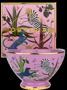 Ortigia Bowl Jungle Ceramic Pink