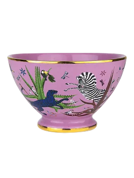 Ortigia Bowl Jungle Ceramic Pink