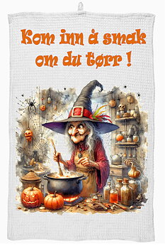 Kjøkkenhåndkle  Halloween 3