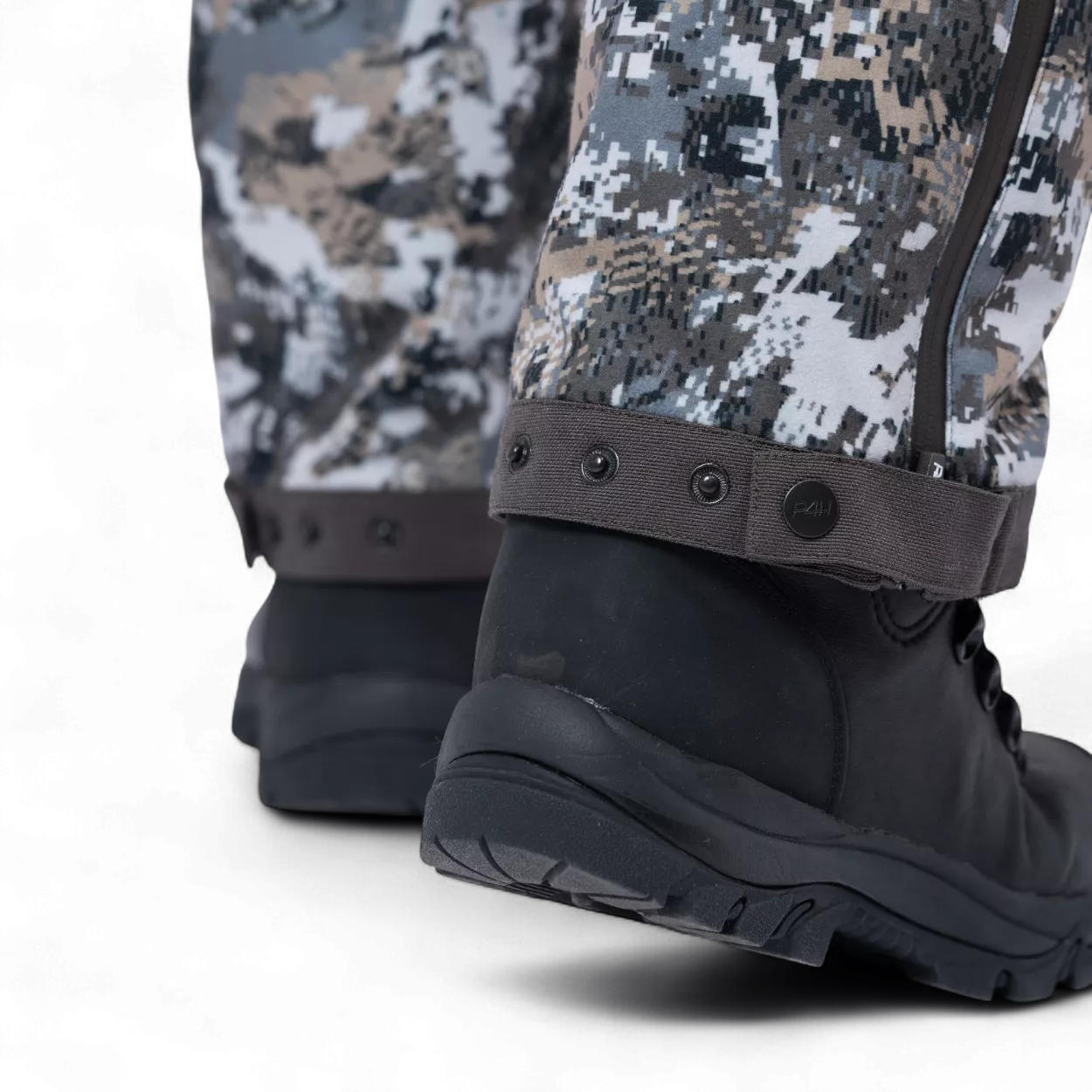 P4H Recon XT Jaktbyxor Hängslen Grey Camo - 9