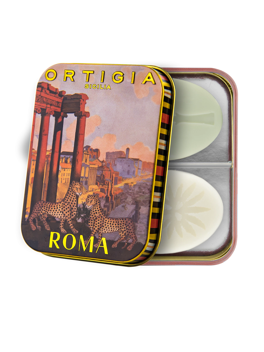 Ortigia City Tin Roma Soap 25x2