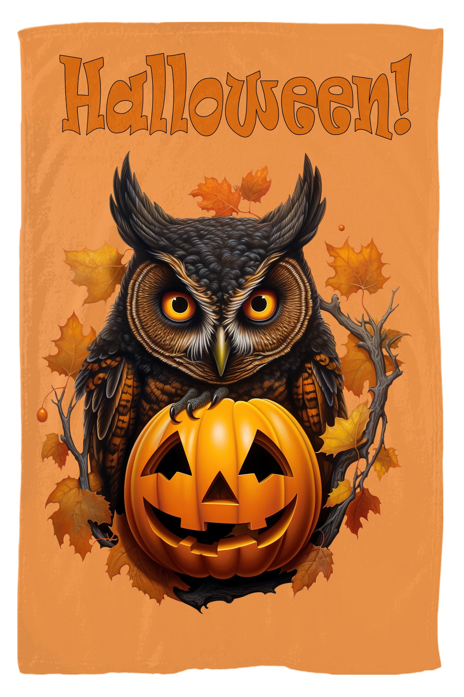 Håndkle i myk   mikro fibe Halloween  4