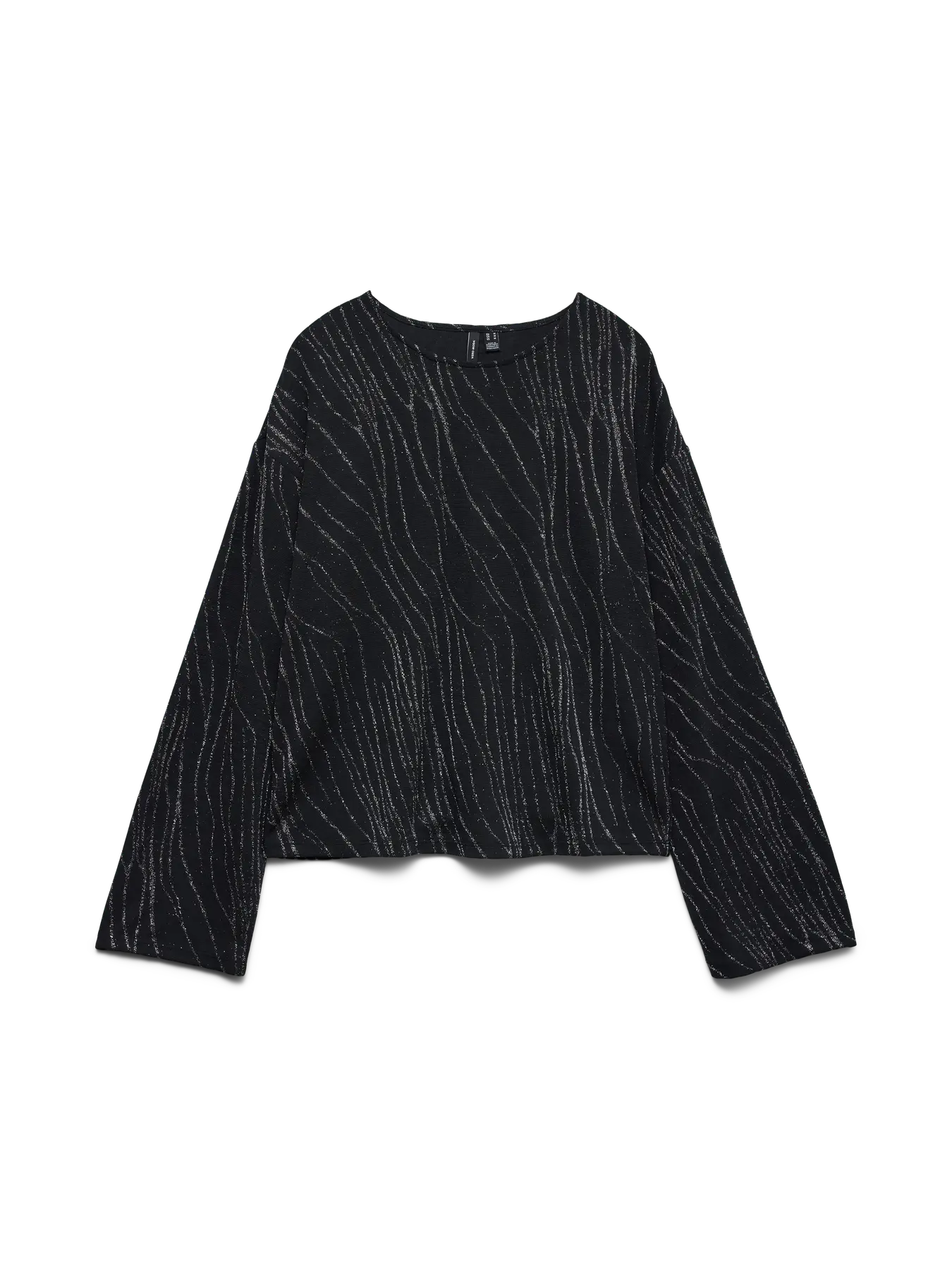 Vero Moda - Nita Glitter Top Svart  - 3