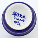  Ulla Procopé (Valencia 1960) Bowl with Blue Decor 10 cm (2)