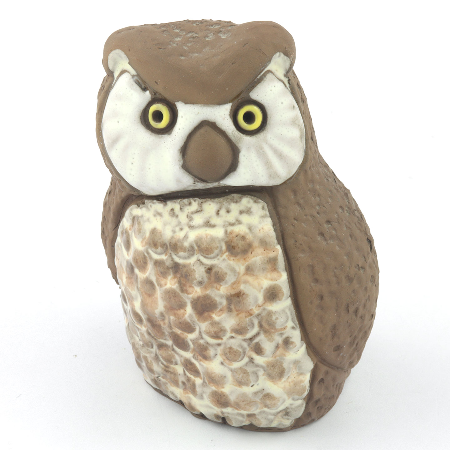 トア・ボーグ 木の上の茶色と白のフクロウ 14cm 1960年代 トア・ボーグ 茶/白色のフクロウ 9cm 1960年代