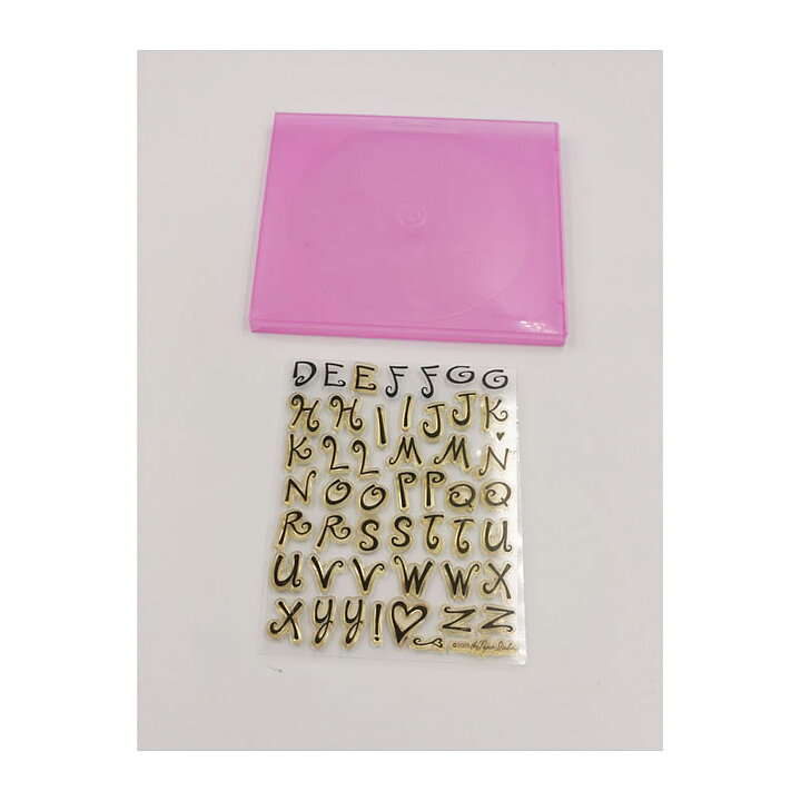 Clear Stamps Second Hand - Alphabet Uppercase