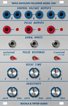 TipTop Audio Buchla 230t Triple Envelope Follower 