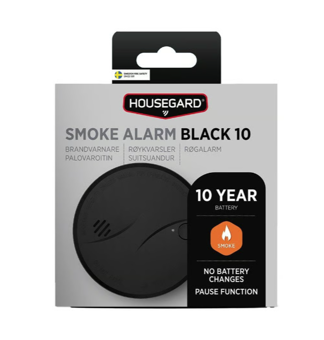 Brandvarnare Housegard Black 10 - 2