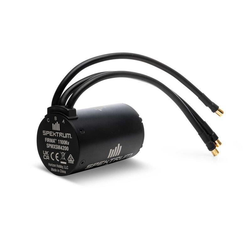Spektrum Firma 5687 1100KV 4-Pole Brushless Motor, 8mm