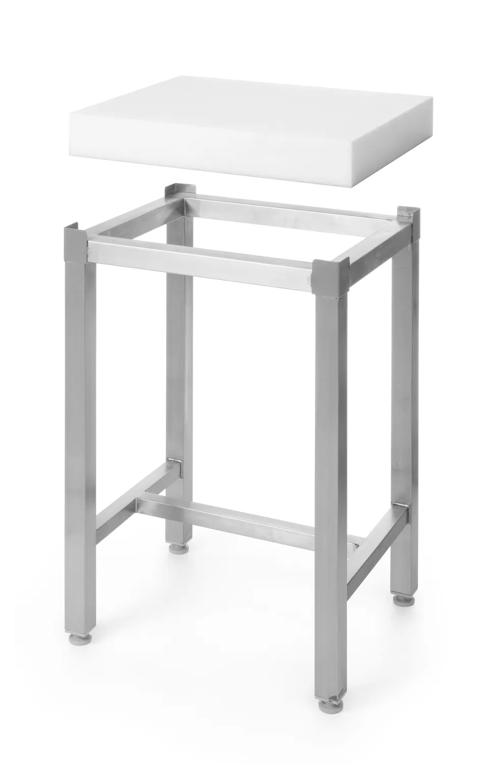 Huggkubbe i polyeten med bas 500x400x(H)800