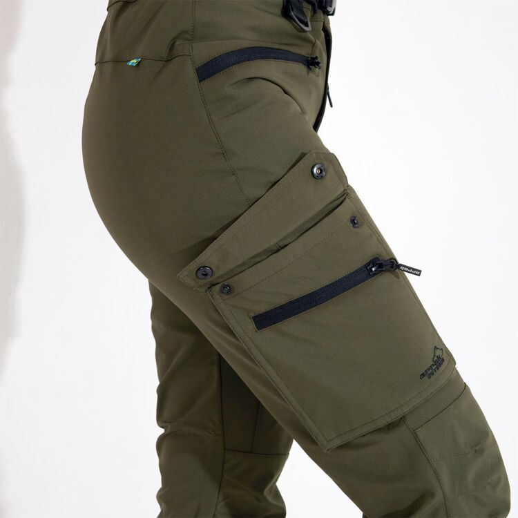 Arrak Outdoor Motion Flex Pants Women Short - Olive