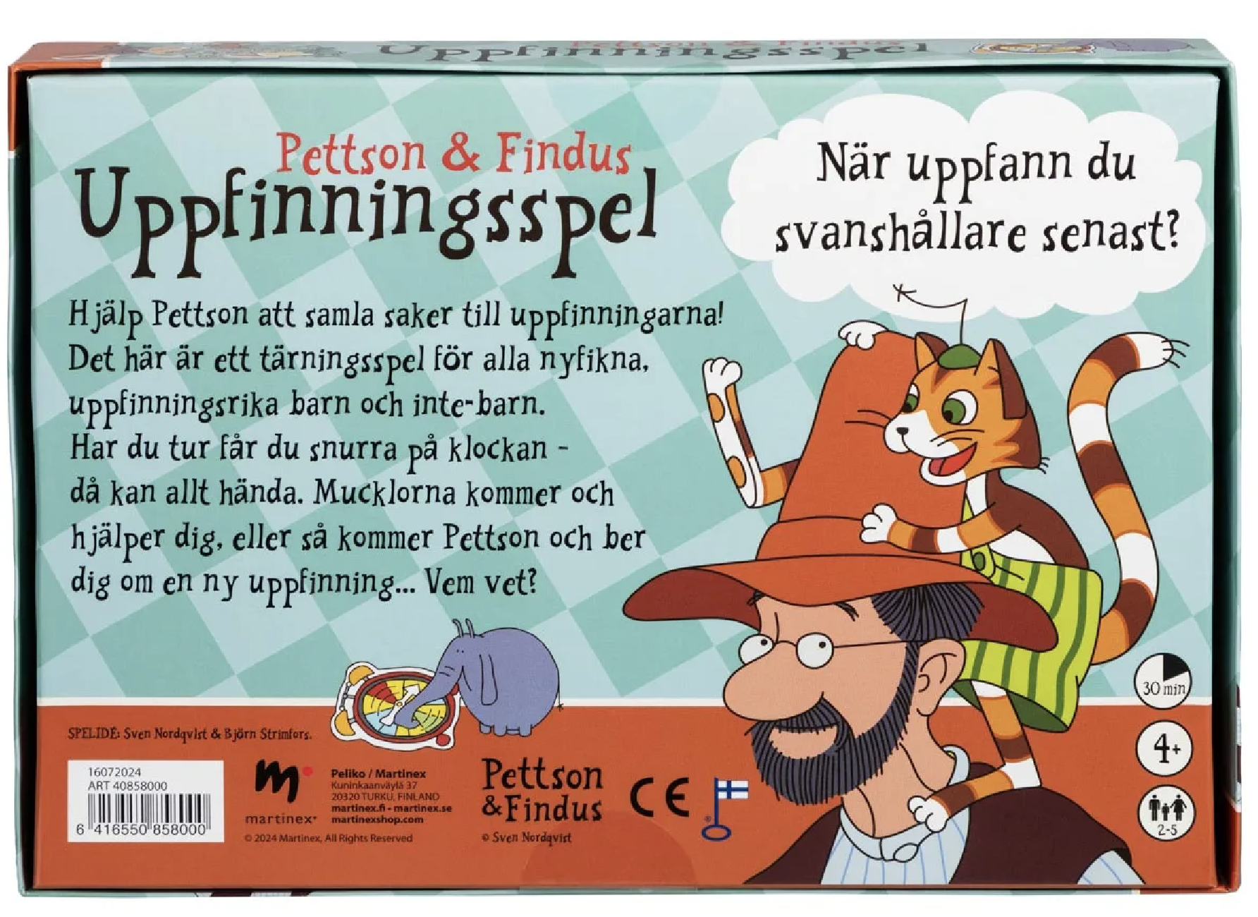 Pettson & Findus Uppfinningsspel - 2