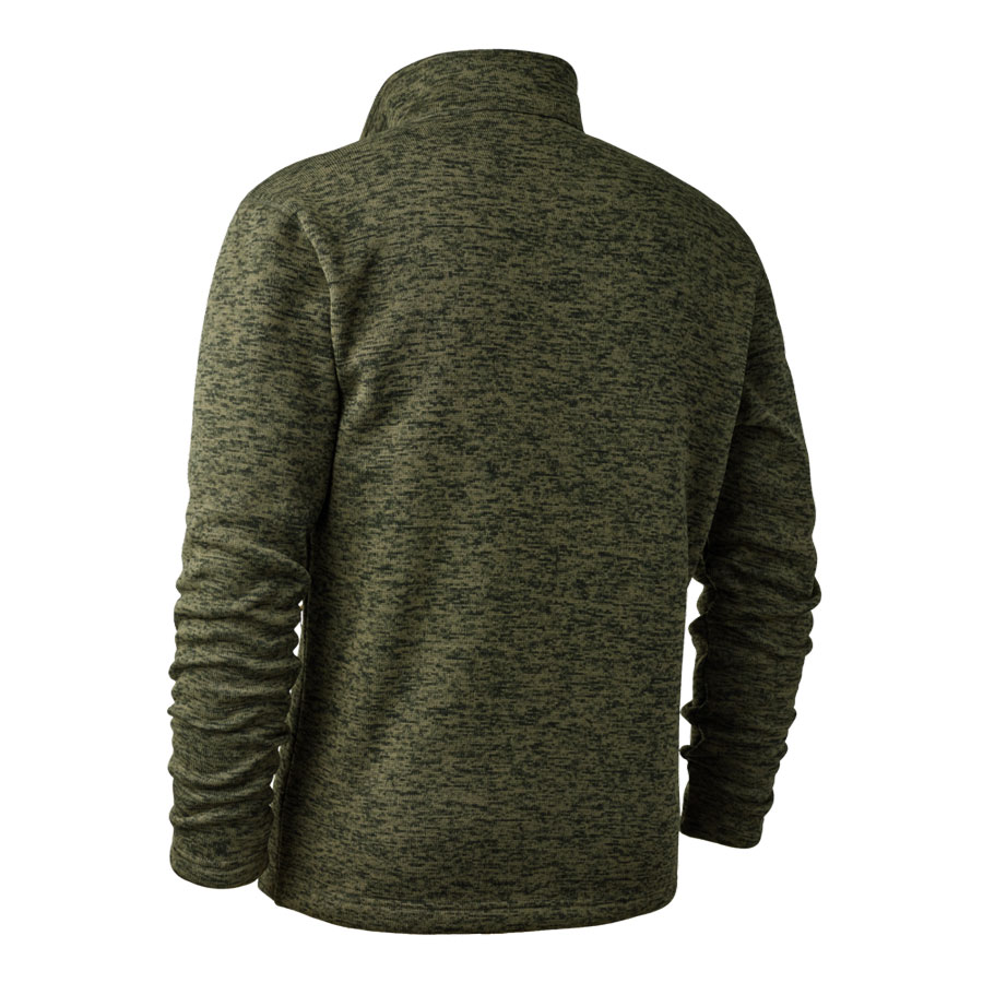 Deerhunter Sarek Stickad Jacka Olive Night Melange - 2