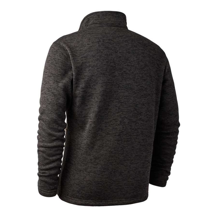Deerhunter Sarek Stickad Jacka Dark Grey Melange - 2